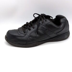 SafeTStep Sneakers Mens Black 12 Wide Athletic Work Shoes Comfort Padded 136303